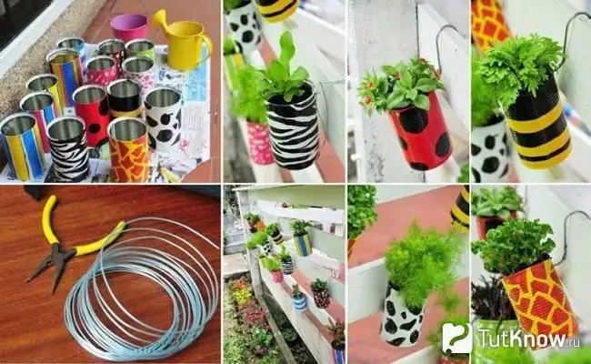 DIY flower pots