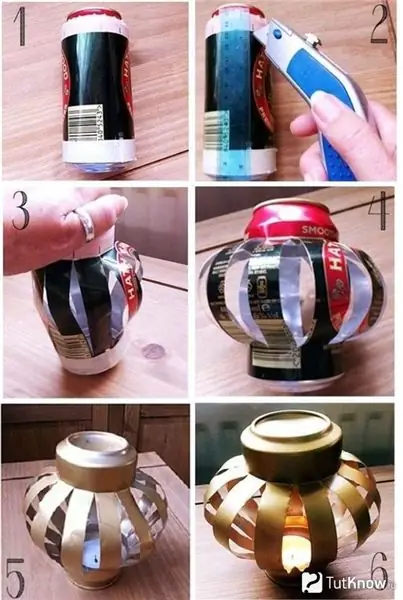 Tin can flashlight