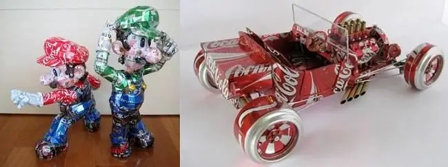 Crafts from tin cans do it yourself