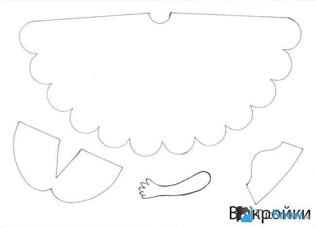 Drawing patterns for a doll