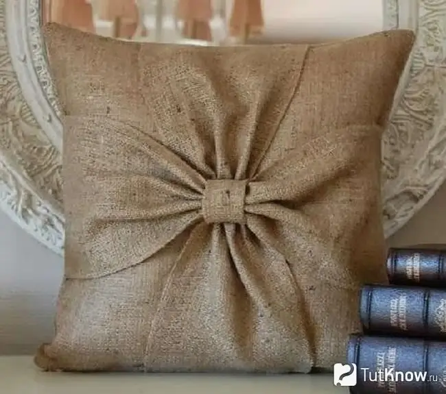 DIY pyntepude fra burlap