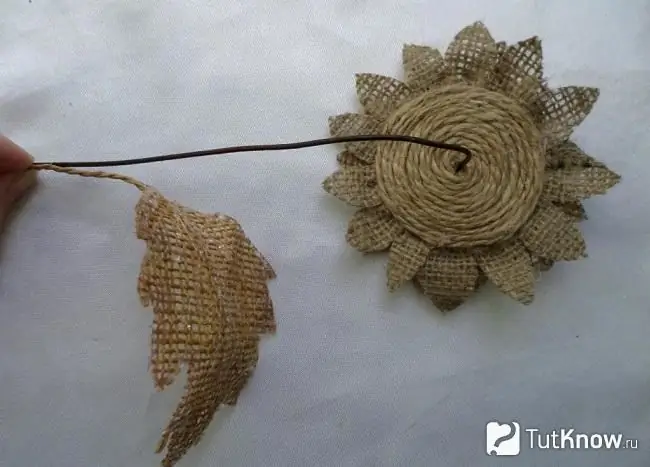 Burlap craft