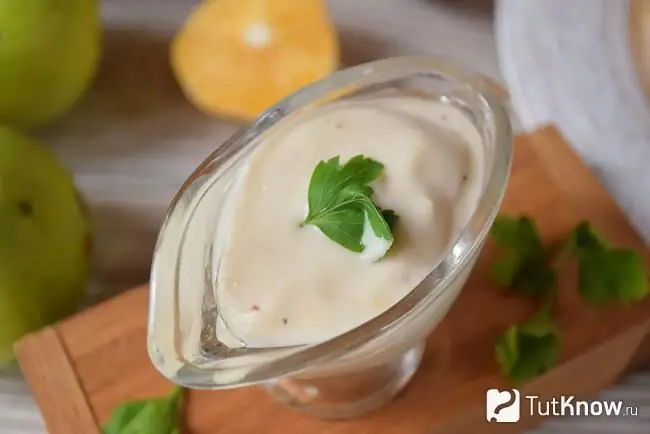 Apple mayonnaise