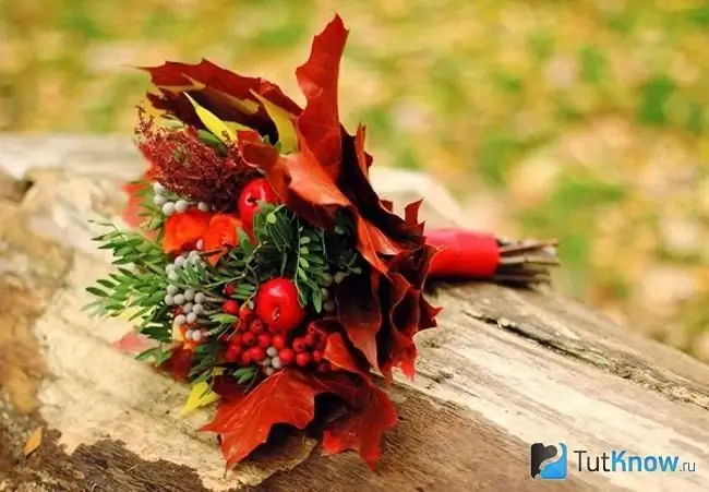 Bouquet autunnale per matrimonio