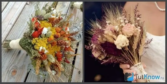 Bouquet autunnali per il matrimonio