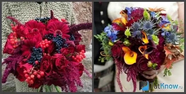 Bouquet autunnali per il matrimonio