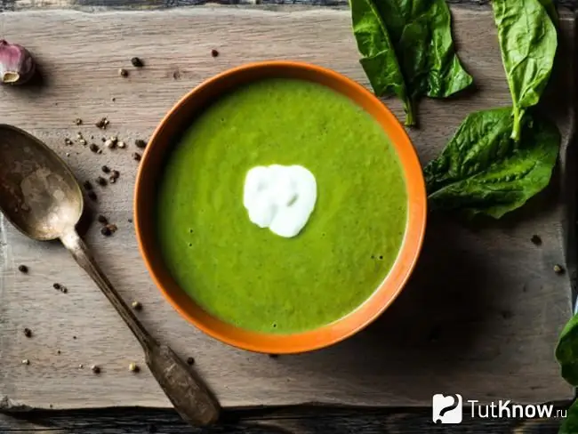 Broccoli Mint Soup por Jamie Oliver