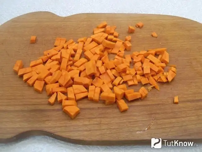 Diced carrots