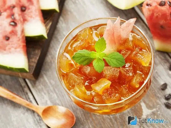 Watermelon Peel Jam with Lemon