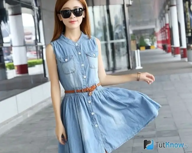 Denim suvine sundress