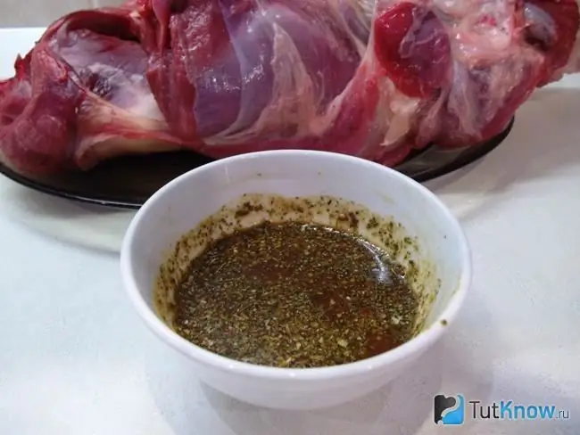 Marinade blandet