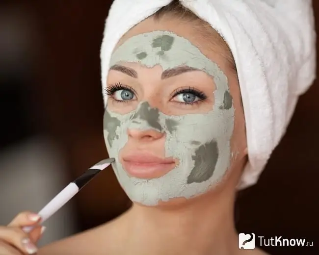 Cosmetic clay for white spots on the face