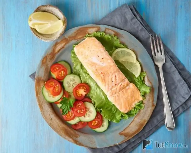 Steak salmon untuk diet LCHF