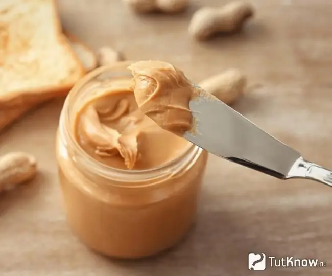 Thick peanut butter