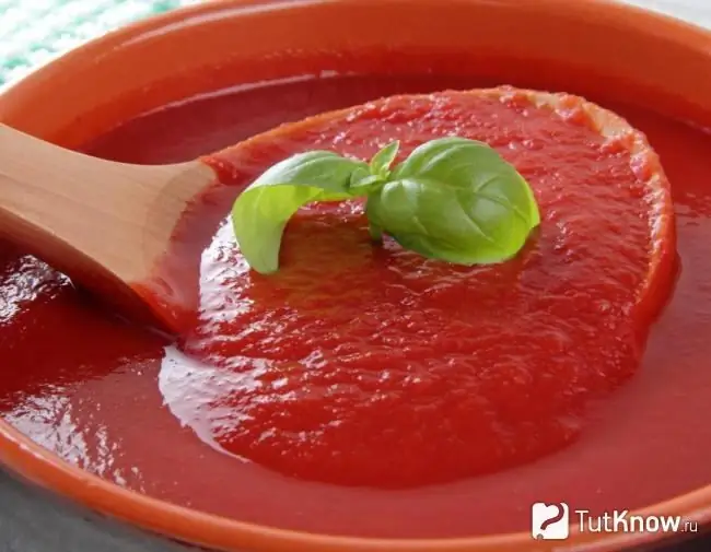 Salsa di passata italiana