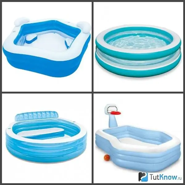 Inflatable pool shape