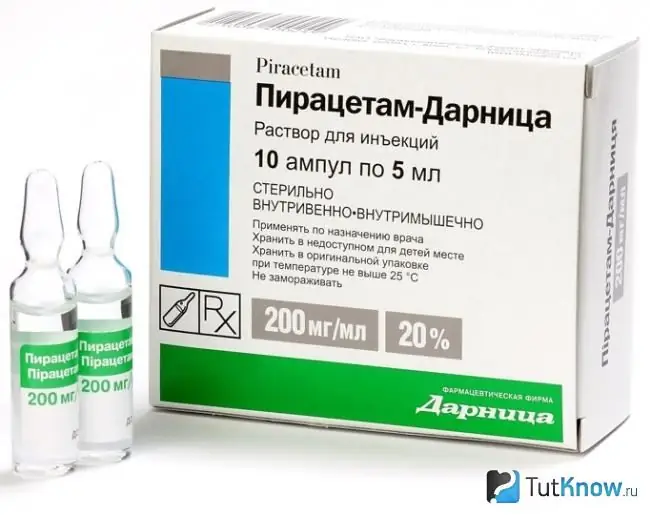 Piracetam ampoules