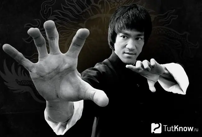 Bruce Lee Fighting Stance