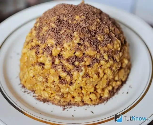 Gâteau de fourmilière au lait concentré