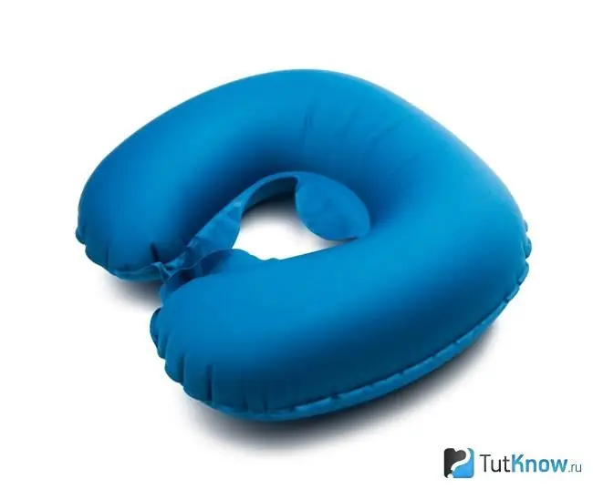 Travel pillow as at for the New Year