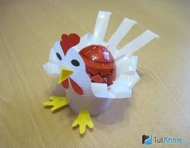 Plastic Cup Easter Egg Basket