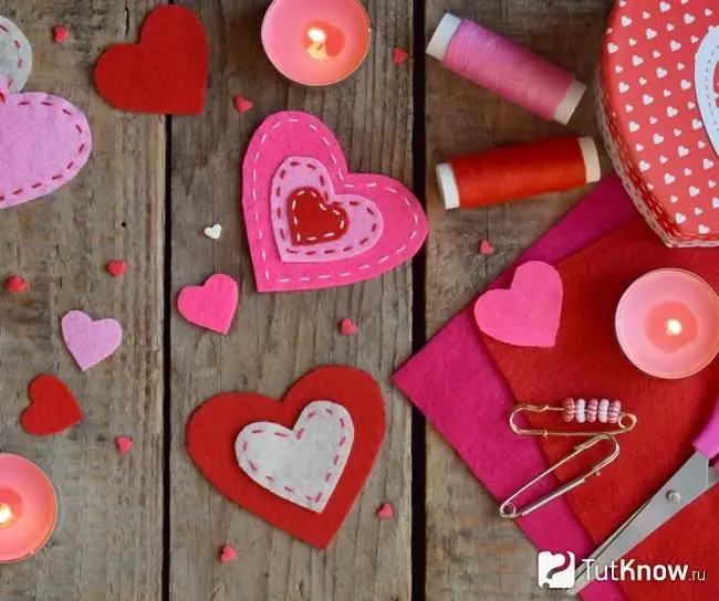 Fournitures d'artisanat pour la Saint-Valentin