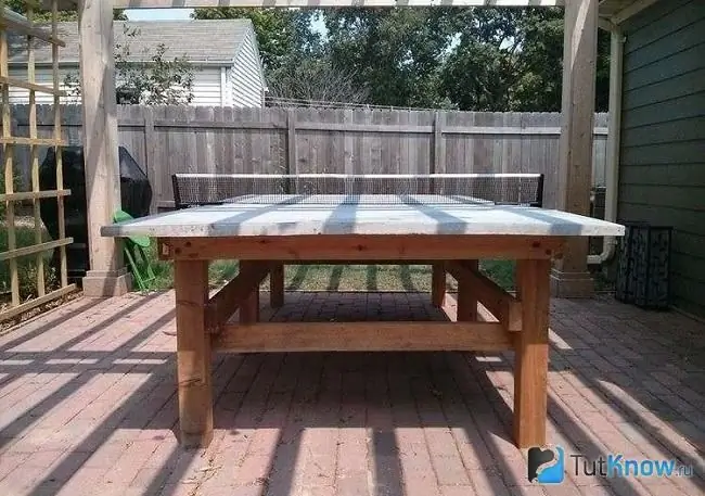 mesa de ping pong