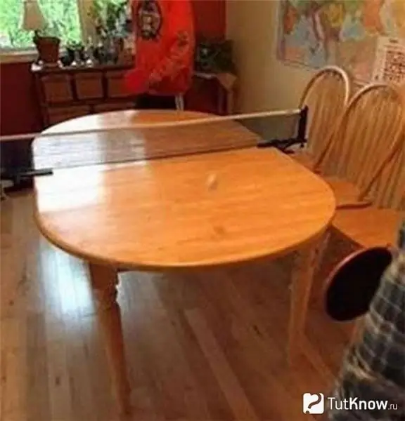 Table de ping-pong bricolage