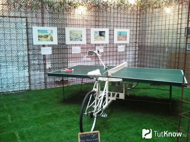 Table de ping-pong bricolage