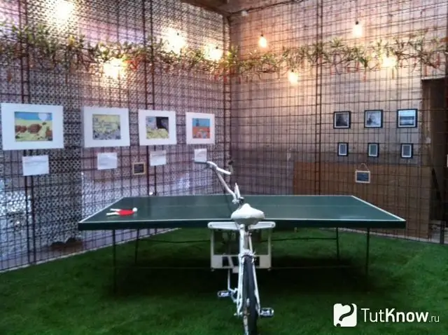 DIY ping pong table