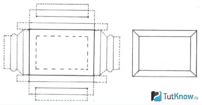 Modello di contorno per cornice