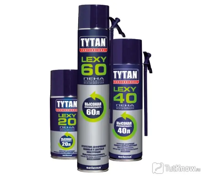 Полиуретанды көбүк Tytan Professional