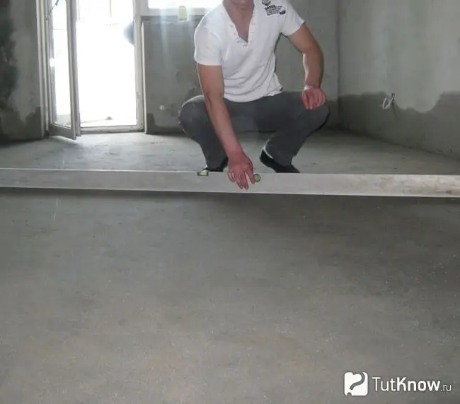 Floating floor screed