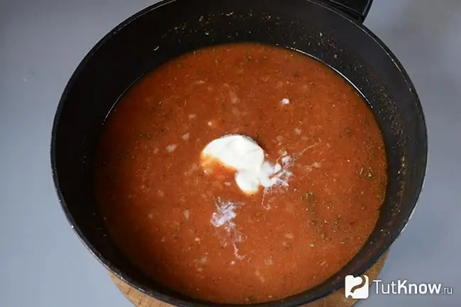 Sauce tomate pour boulettes de viande