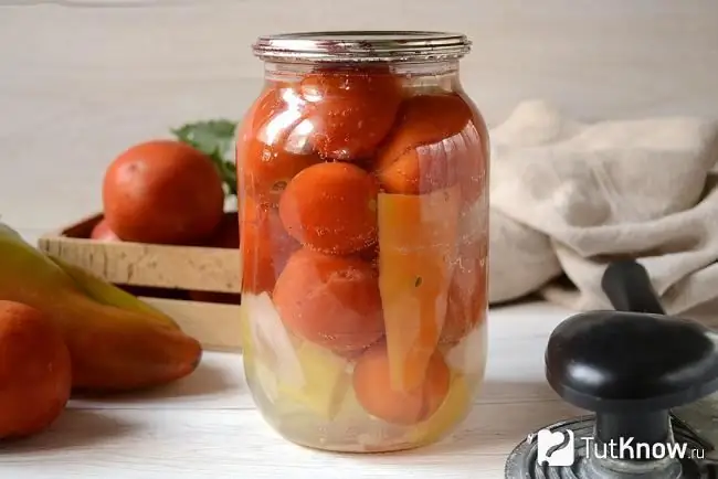 What tomatoes canned without vinegar look like