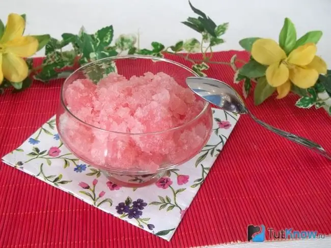 Sorbet à la pastèque tout prêt