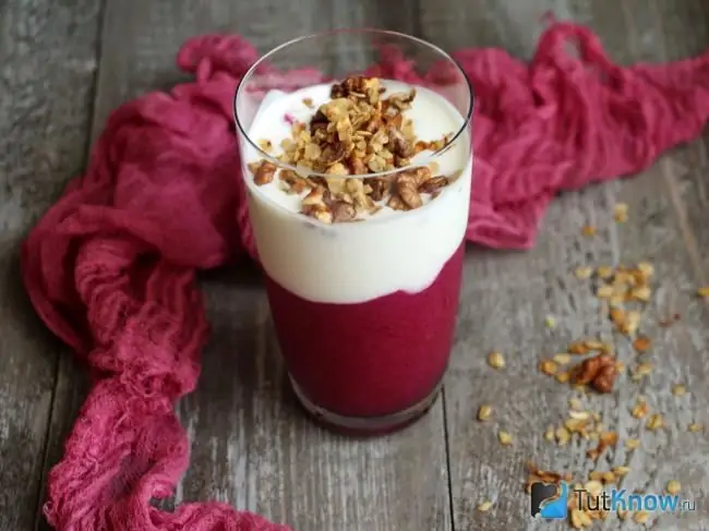 Beet smoothie