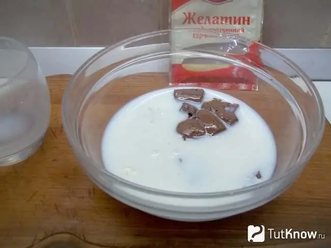 Chocolade gecombineerd met warme melk