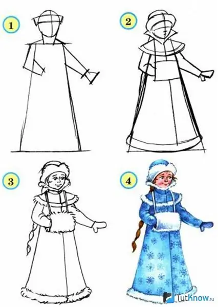 Snow Maiden tegning