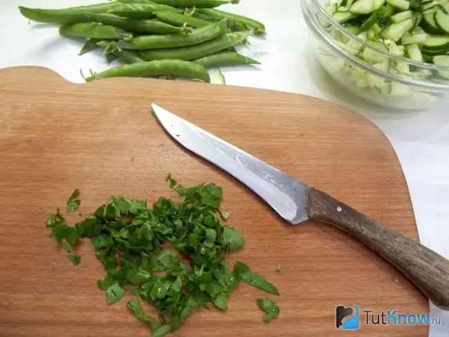 Verduras picadas