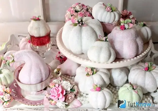 Como se ven las decoraciones decorativas de calabaza