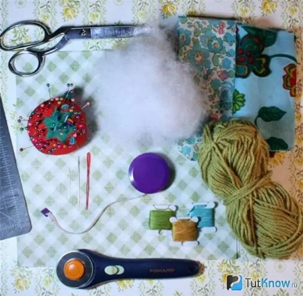 Matériaux pour fabriquer des coussins de citrouille