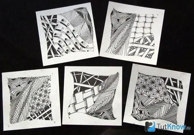 Zentangle desenleri