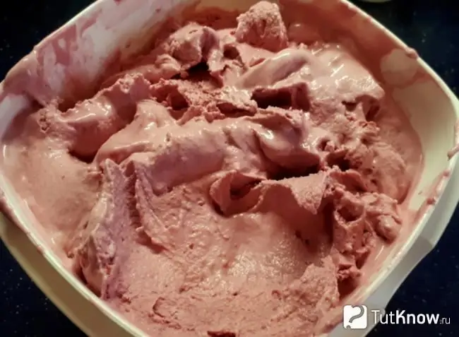 Berry ice cream