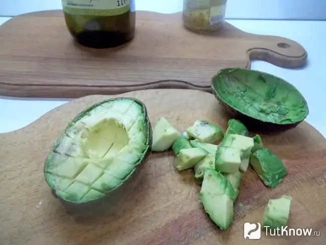 Avocado a cubetti