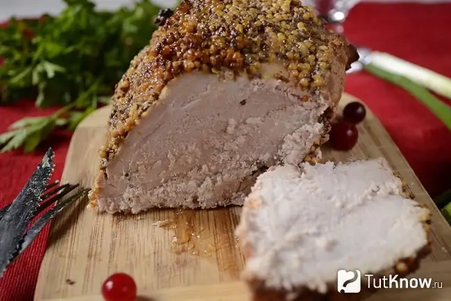 Viande au four prête à manger